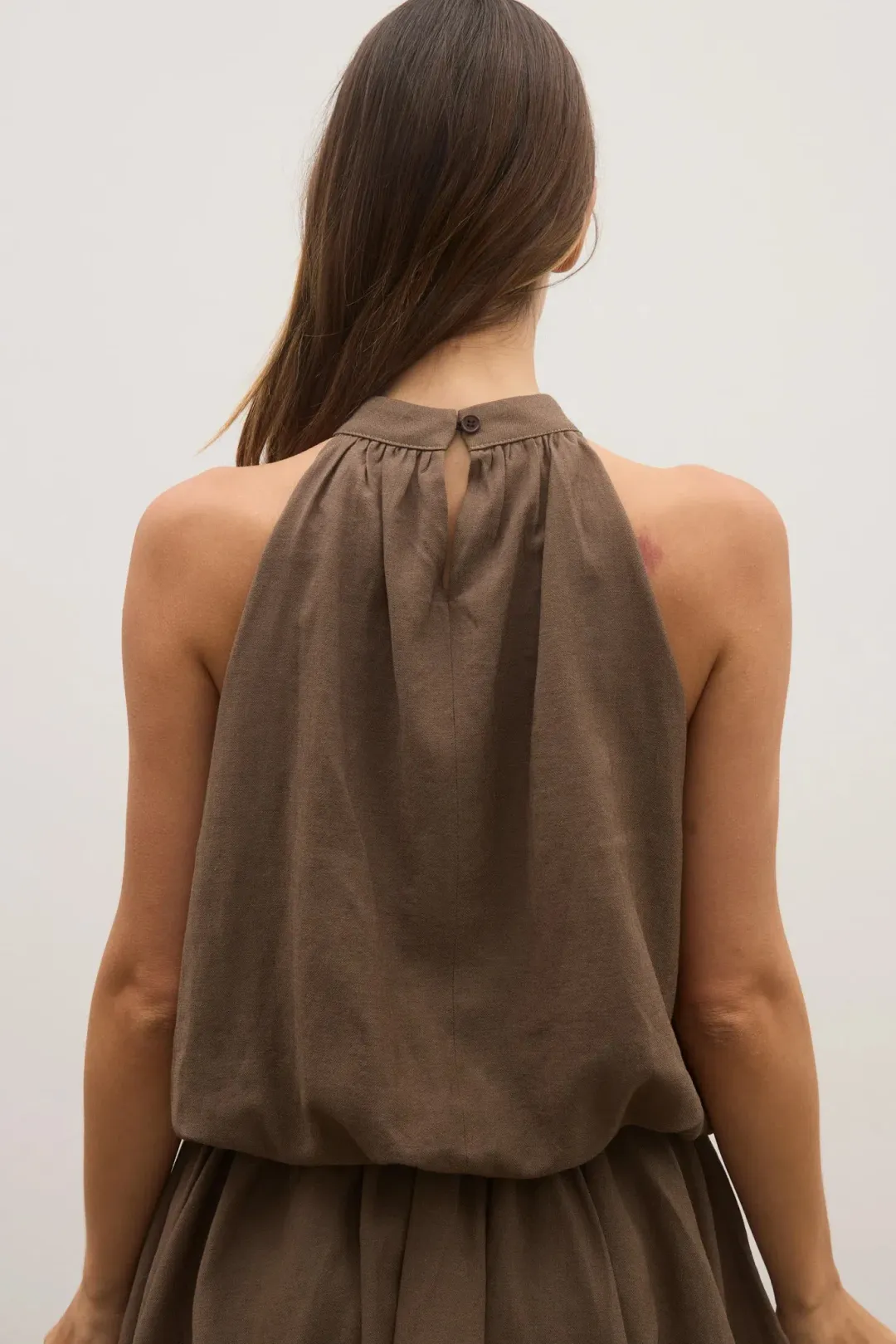Bayse Genevieve Mini Dress Chocolate Size 8 / S for rent on The Volte - main image