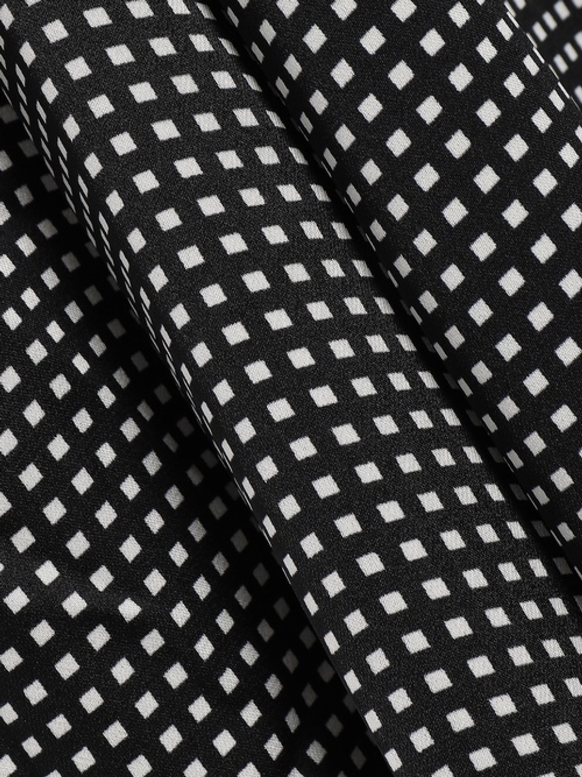 Equipment - Bancort belted black checked crepe de chine shirt dress size 8 - Image 4