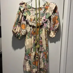 Alemais Farah ruffle mini dress for rent on The Volte - image 4