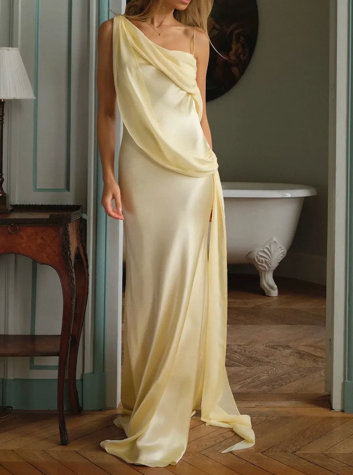 Helena Dress | Lemon - Size 8 - Image 2