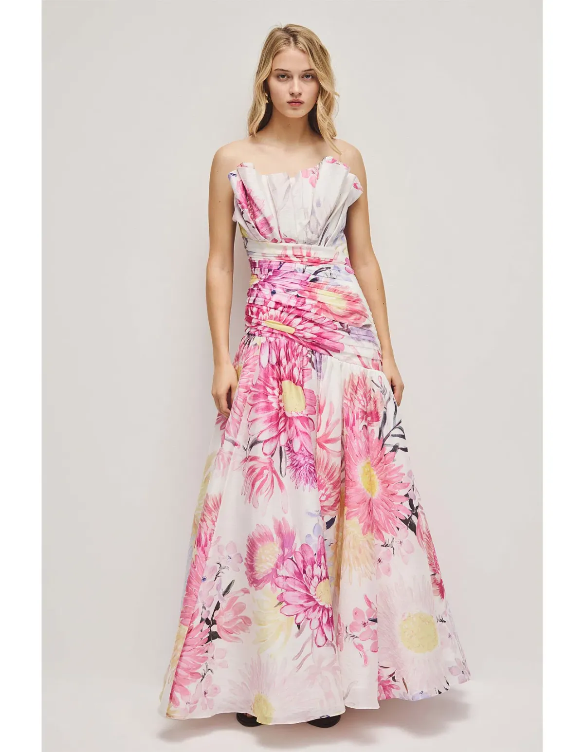 🌸New AJE Reflector Gown - Size 8 - Native Floral Pink - Sleeveless Formal Maxi Dress 🌸 - Image 2