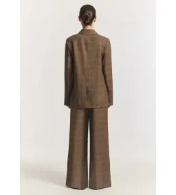 Viktoria & Woods Academia Blazer & Clement Pant Set in Tapestry Check Size 8 for rent on The Volte - image 3