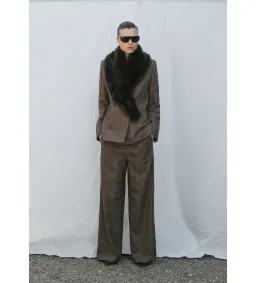 Viktoria & Woods Academia Blazer & Clement Pant Set in Tapestry Check Size 8 for rent on The Volte - image 2