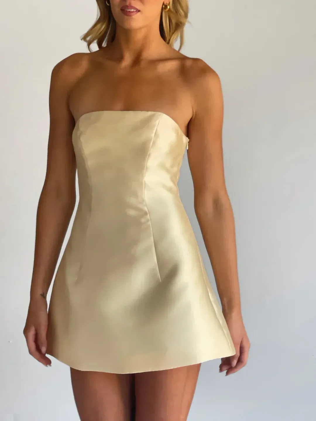Arley Celeste Mini Dress for rent on The Volte - main image