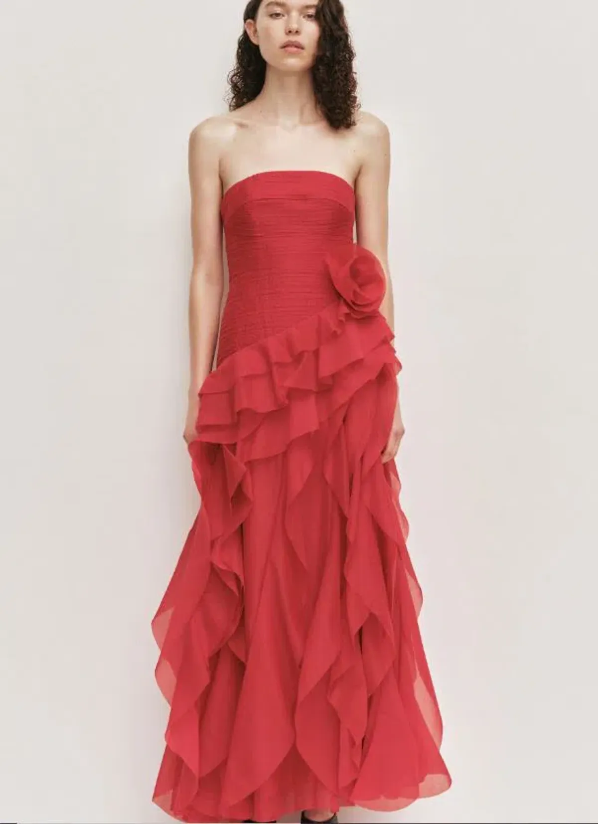 Aje Canyon Gown in Scarlet Red Size 6 - Image 1