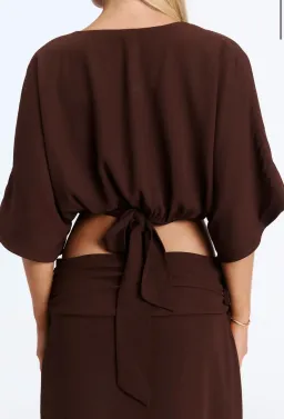Ivy Mae collection myla top and Delilah maxi skirt for rent on The Volte - image 5
