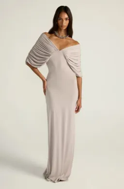 Ance Gria Neve Dress in Grey Size M/10 for rent on The Volte - image 2