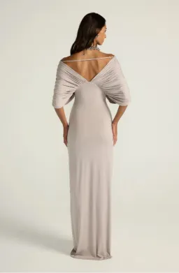 Ance Gria Neve Dress in Grey Size M/10 for rent on The Volte - image 3