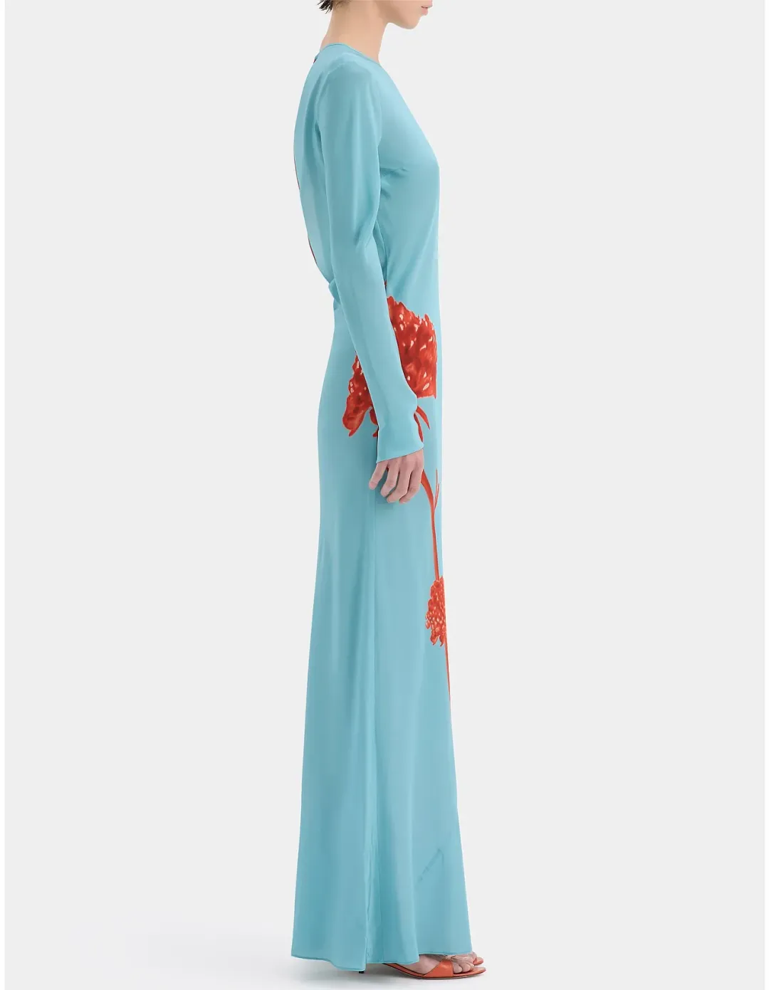 SIR Amelie Long Sleeve Maxi Dress Size 4 AU Flore for rent on The Volte - main image