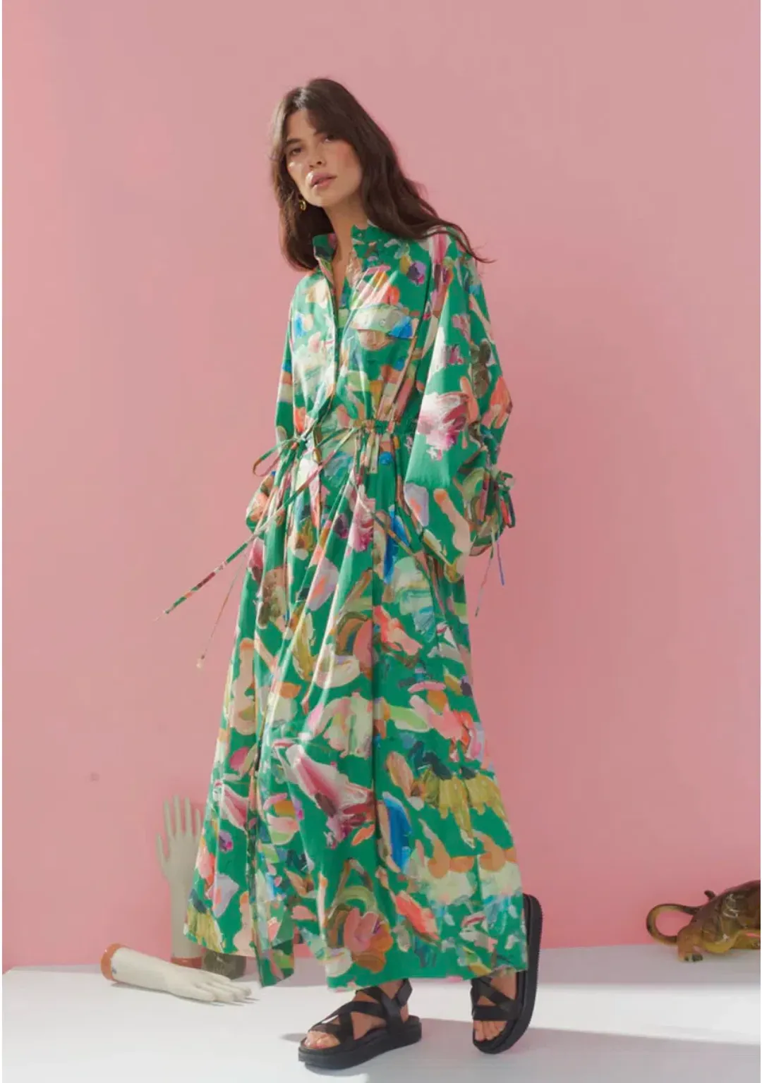 Alémais Arlo Shirtdress Size 12 for rent on The Volte - main image