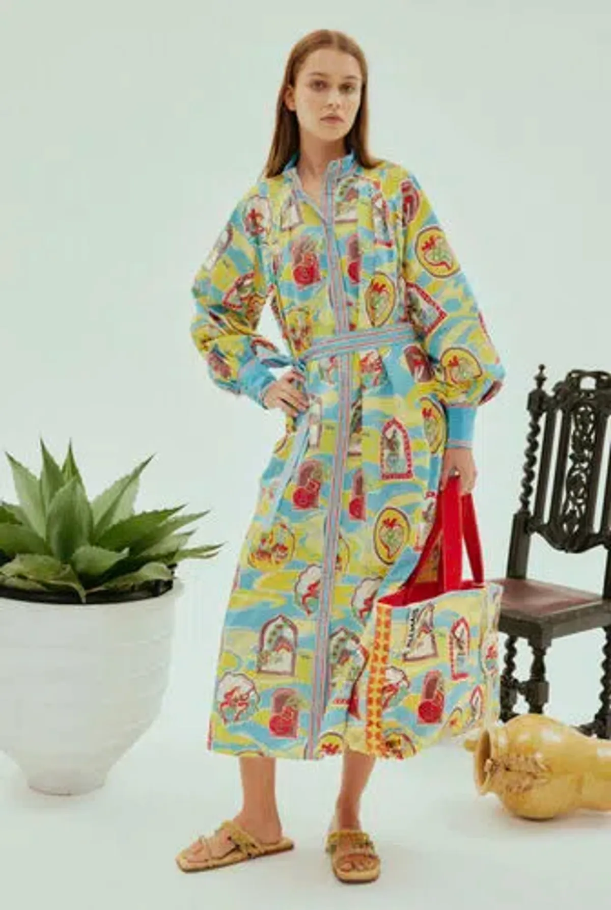 Alémais Emilio Shirtdress Size 16 - Image 1