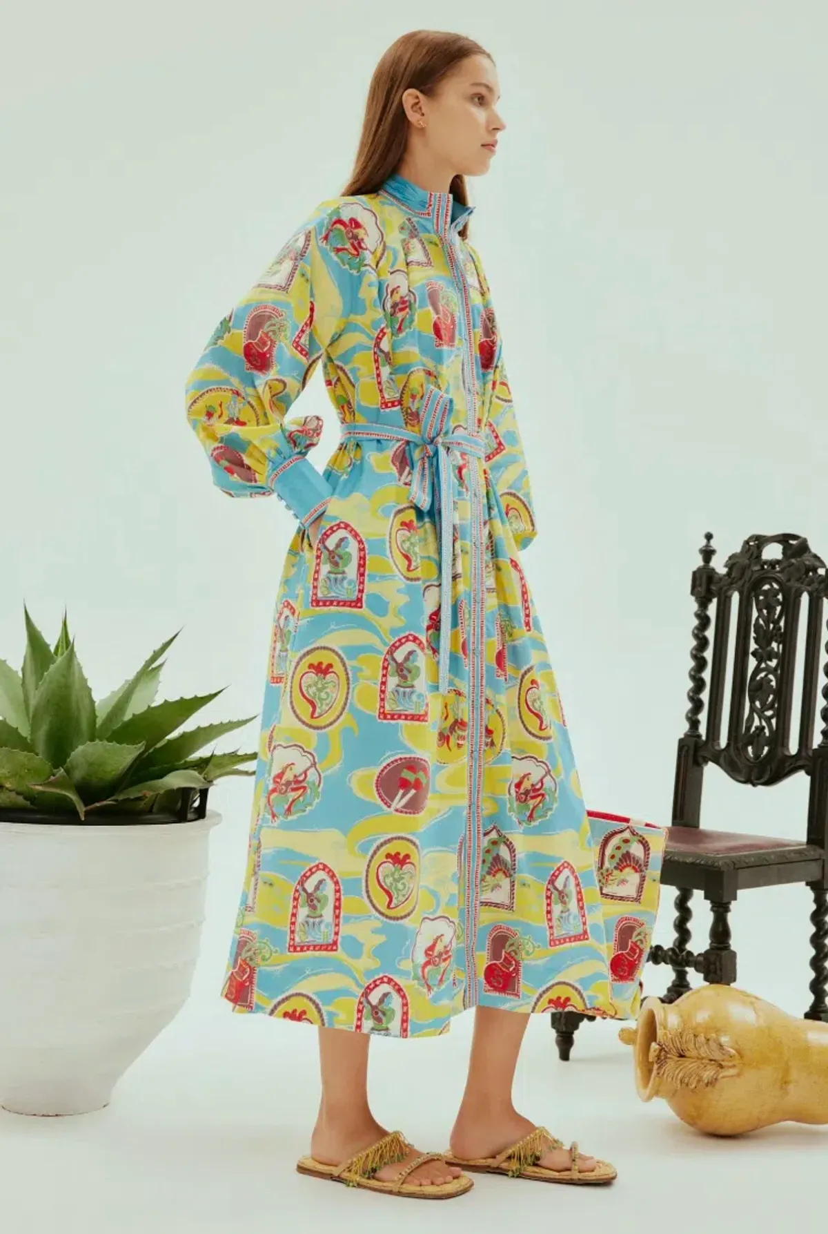 Alémais Emilio Shirtdress Size 16 - Image 6