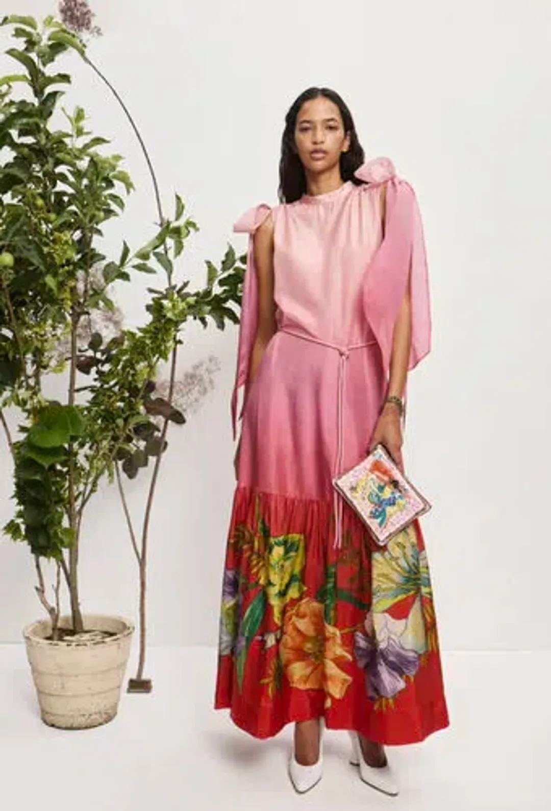 Alémais Inez Silk Gown Size 12 for rent on The Volte - main image