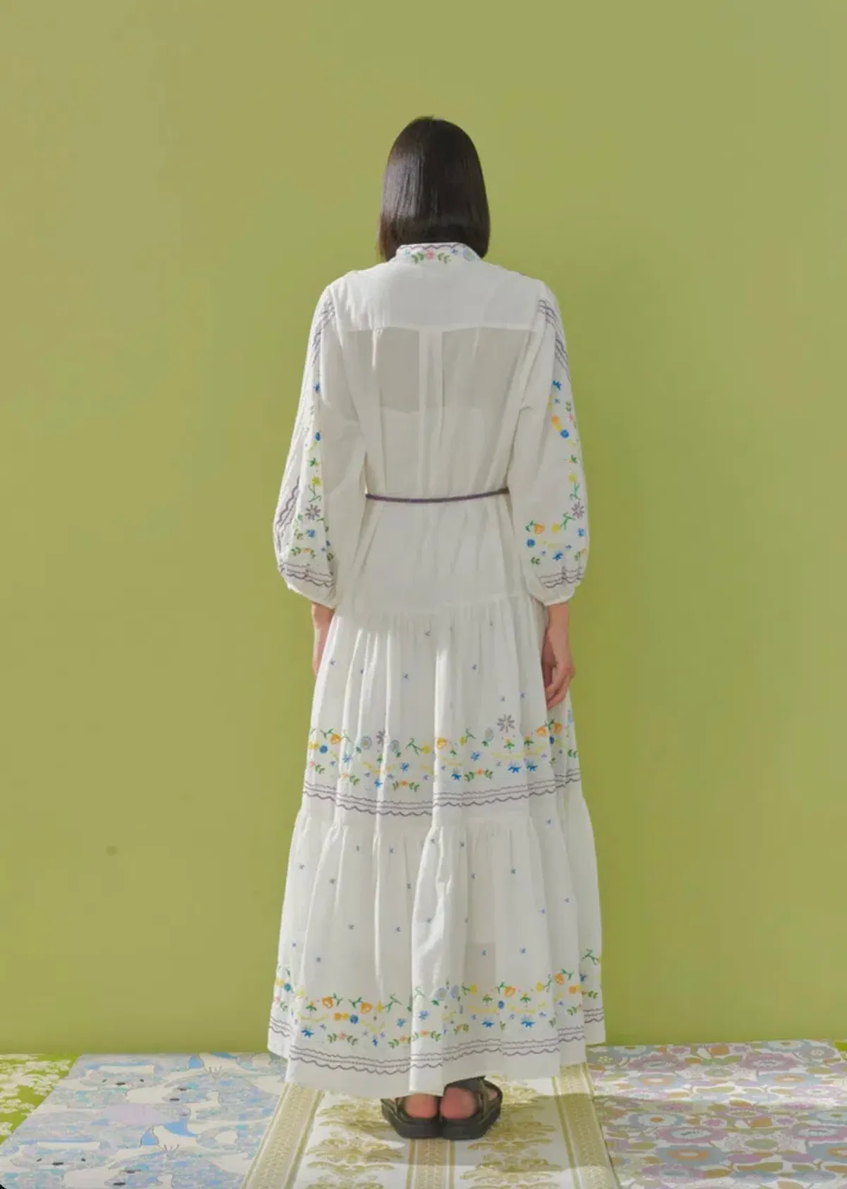 Alémais Juniper Embroidered Midi Size 14 - Image 4