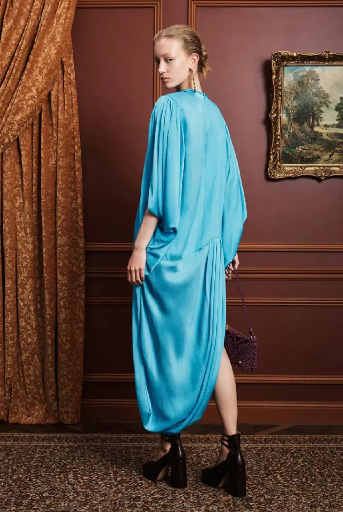 Alémais Lenny Embellished Silk Gown Size 16 - Image 3