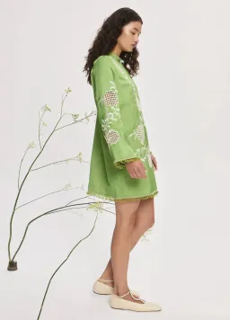 Alémais Luisa Embroidered Mini Size 16 for rent on The Volte - image 2
