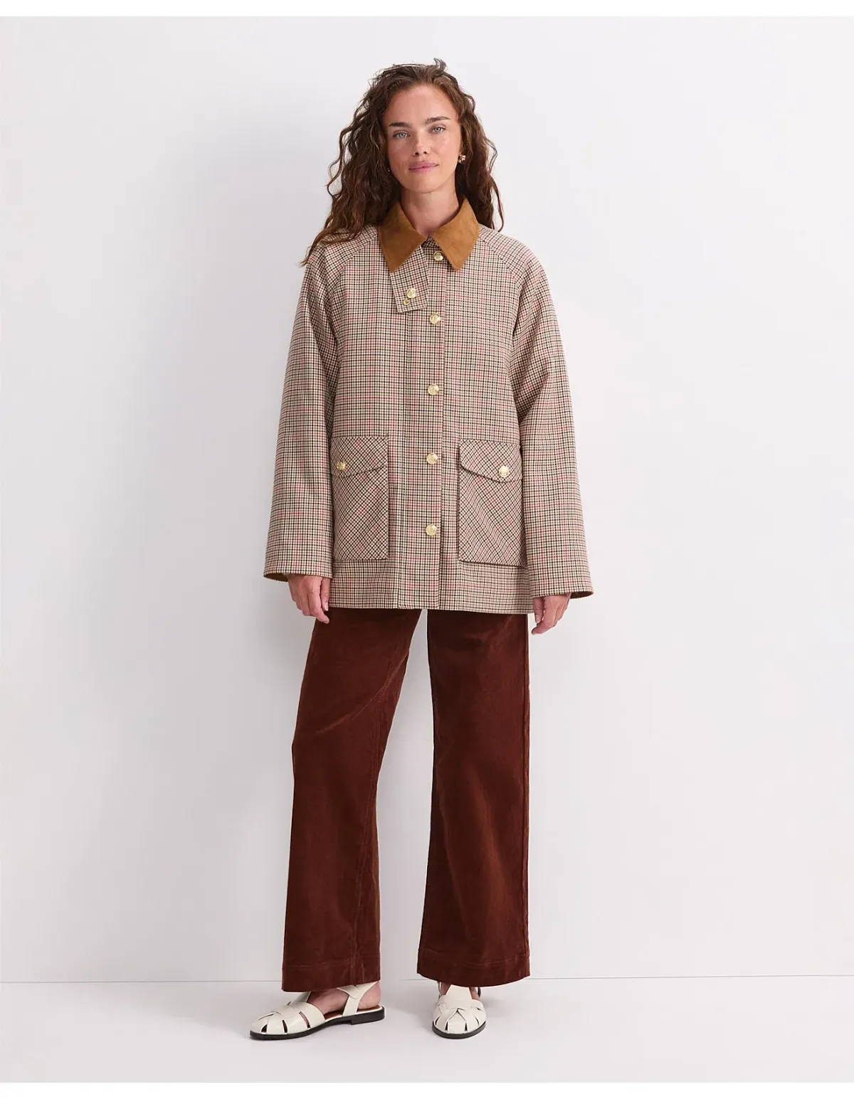 Sportscraft Sara Barn Jacket Multi Check Size 14 - Image 5