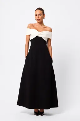 Mossman Eternal Maxi Dress Black Size 8 for rent on The Volte - image 1