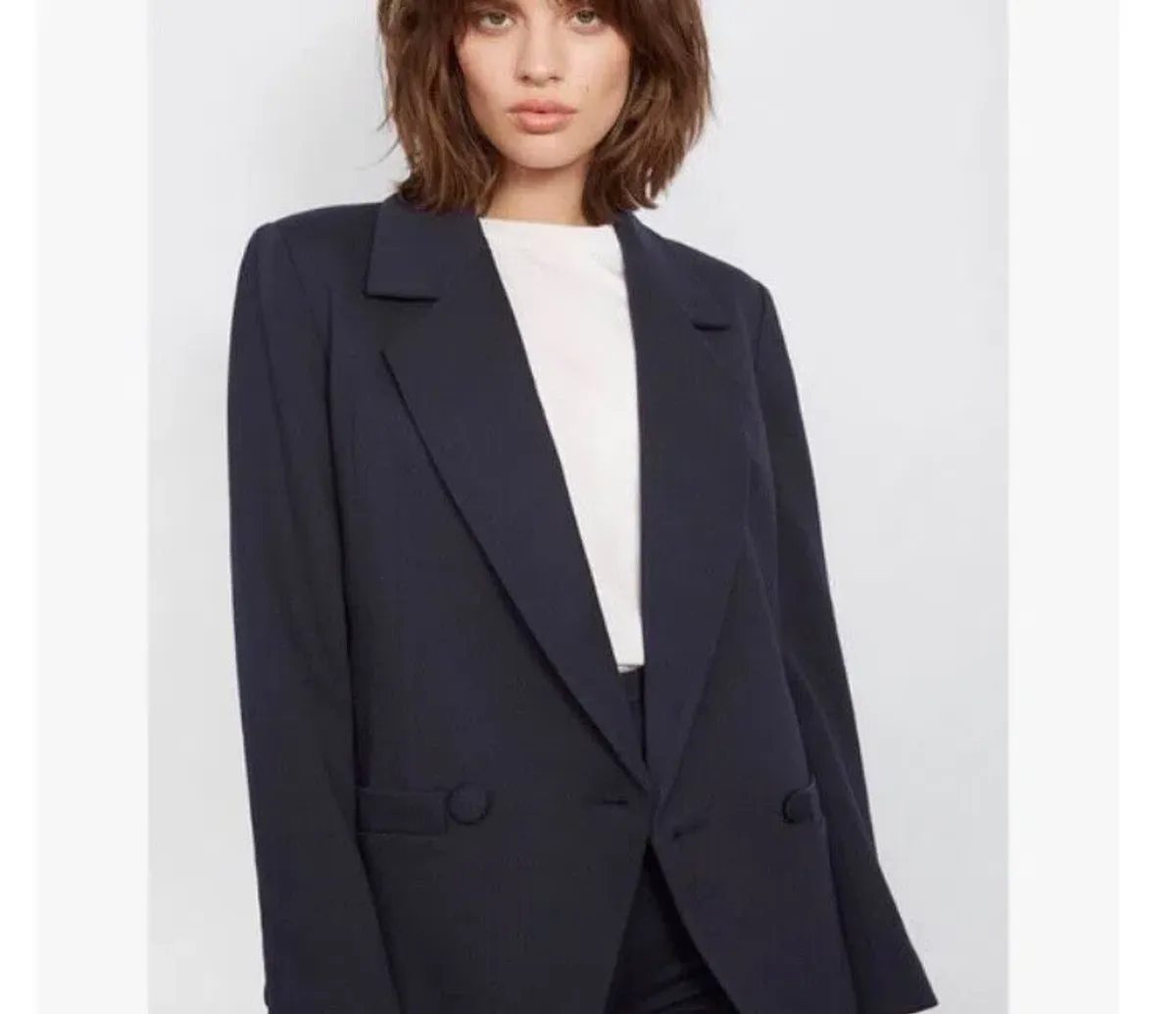 Anine Bing Grace Navy Blue Jacket Blazer Size XS AU 6 - Image 1