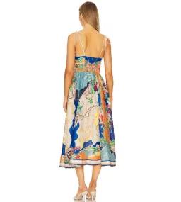 Zimmermann Alight Picnic Midi Dress Print Size 1 AU 10 for rent on The Volte - image 4