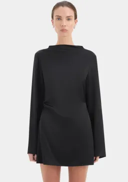 Sir the Label Yasmine Mini Dress Black Size 10 for rent on The Volte - image 4