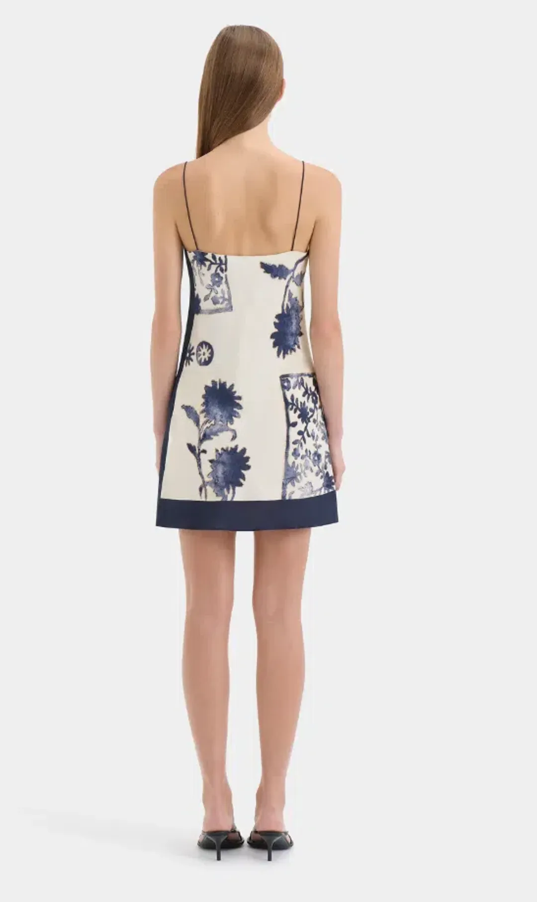Sir the Label Phillipa Slip Mini Dress Print Size 0 / AU 6 for rent on The Volte - main image