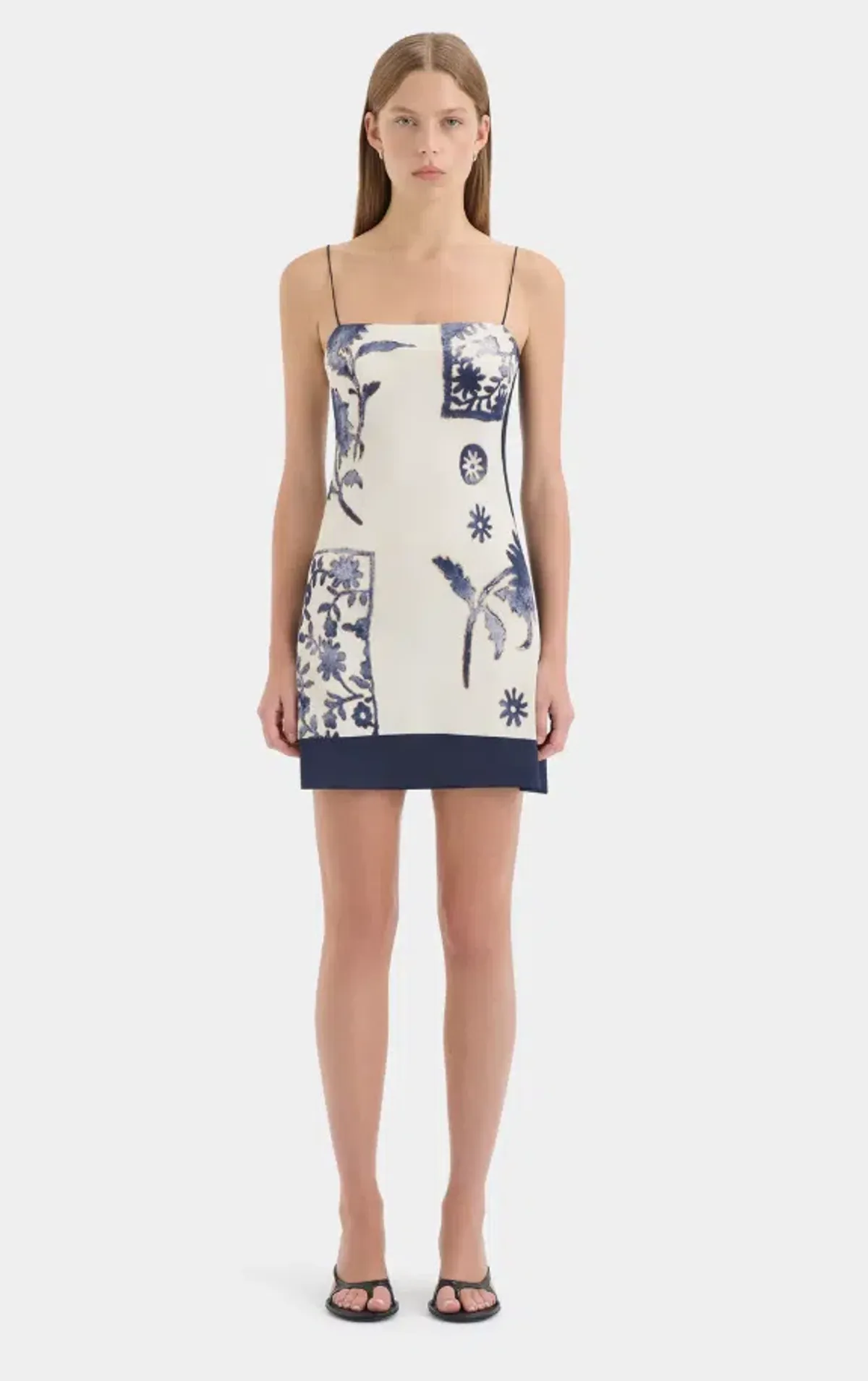 Sir the Label Phillipa Slip Mini Dress Print Size 0 / AU 6 - Image 1