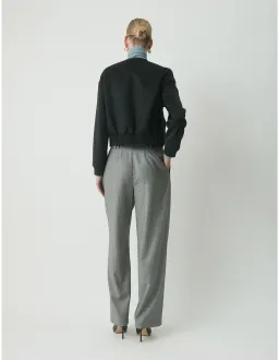 Perri Cutten London Wool Bomber Jacket Charcoal Size L / AU 14 for rent on The Volte - image 4