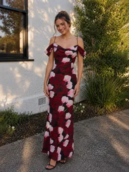 Sonya Moda Rosalie Maxi Dress Red Size 8 for rent on The Volte - image 1