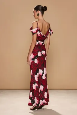 Sonya Moda Rosalie Maxi Dress Red Size 8 for rent on The Volte - image 3