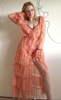 Alice McCall Flamenco Maxi Dress Rose Size 8 for rent on The Volte - image 1
