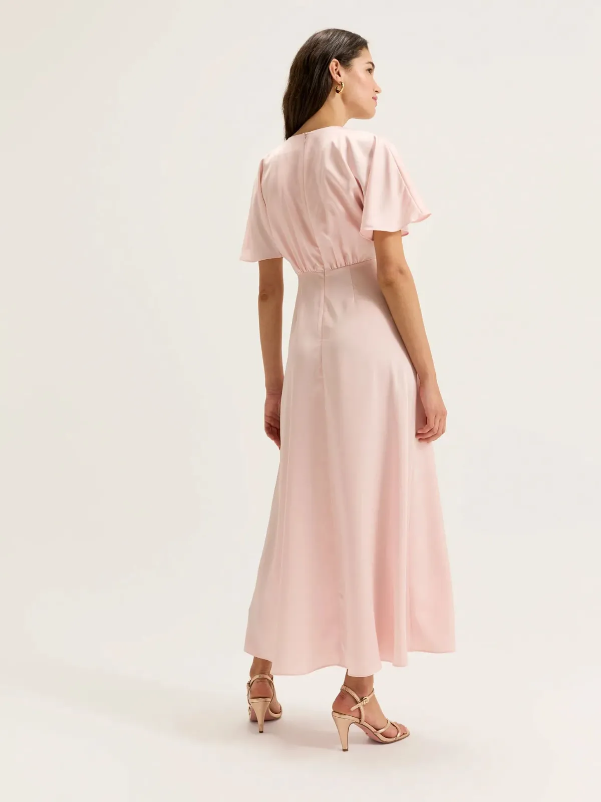 Review Montreal Satin Short Sleeve Dress - Image 3