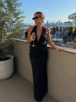 Bec & Bridge Priscilla Bubble Maxi Black Size AU 6 for rent on The Volte - image 1