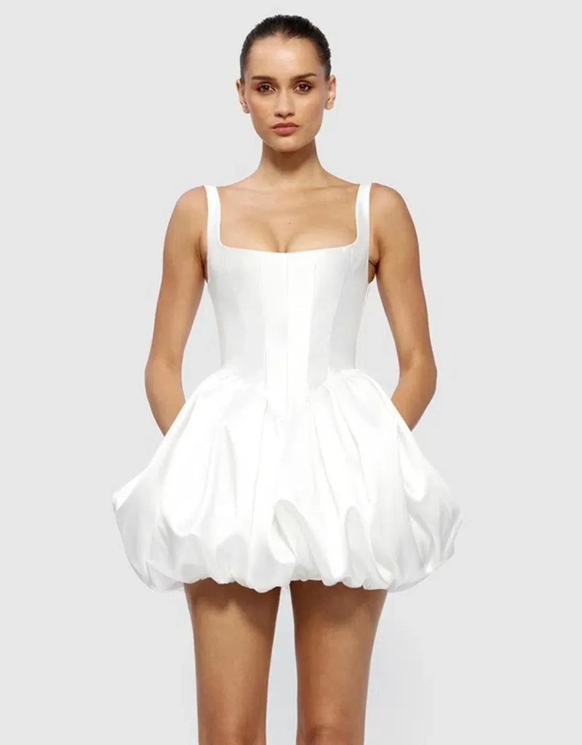 Effie Kats Muse Mini Dress White Size 8 for rent on The Volte - main image