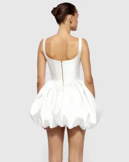 Effie Kats Muse Mini Dress White Size 8 for rent on The Volte - image 3