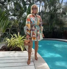 Alemais x La Sirena Michelle Mini Dress Print Size 10 for rent on The Volte - image 2