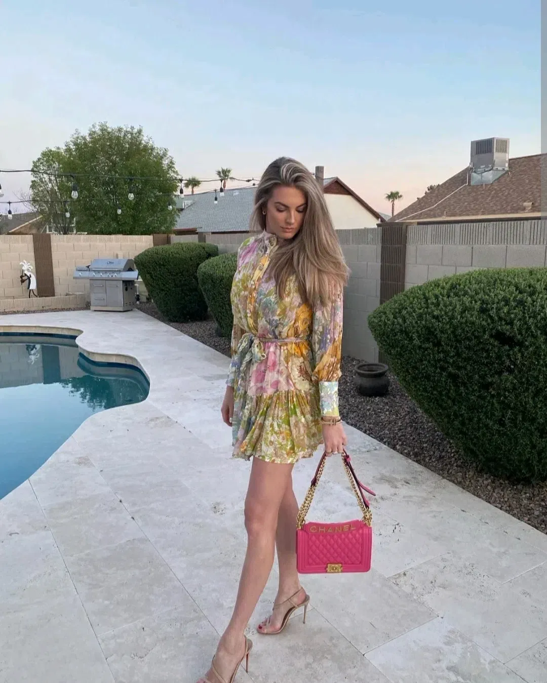 Zimmermann Super Eight Lantern Mini Dress in Floral Size 1 / AU 10 for rent on The Volte - main image