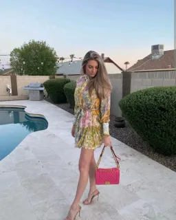 Zimmermann Super Eight Lantern Mini Dress in Floral Size 1 / AU 10 for rent on The Volte - image 2