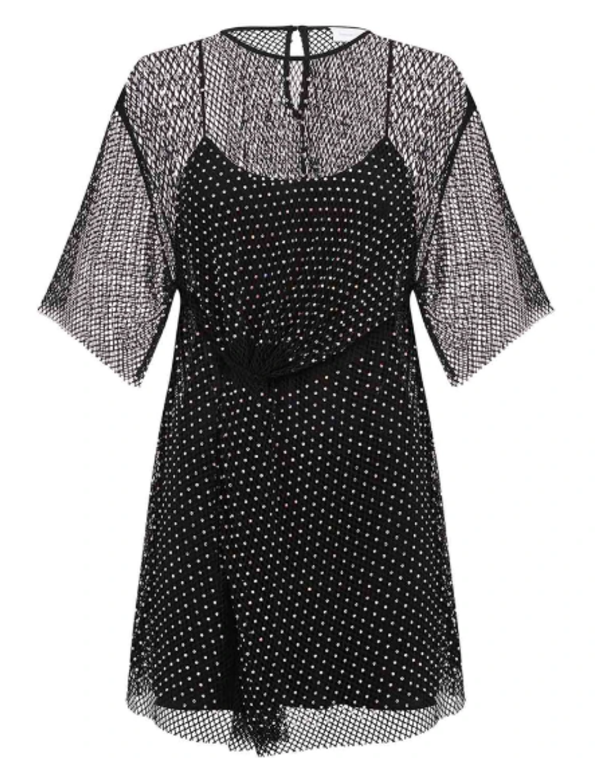 Alice McCall Kaleidoscope Mini Dress Black/Mesh Size 6 - Image 2