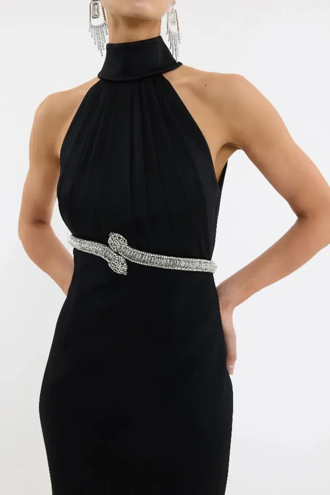 Rebecca Vallance Lilith Maxi Gown Black Size 10 AU for rent on The Volte - main image