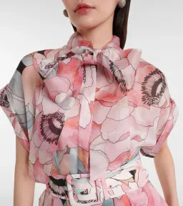 Rebecca Vallance Bridal Bouquet Maxi Gown Pink Floral Size 8 for rent on The Volte - image 10