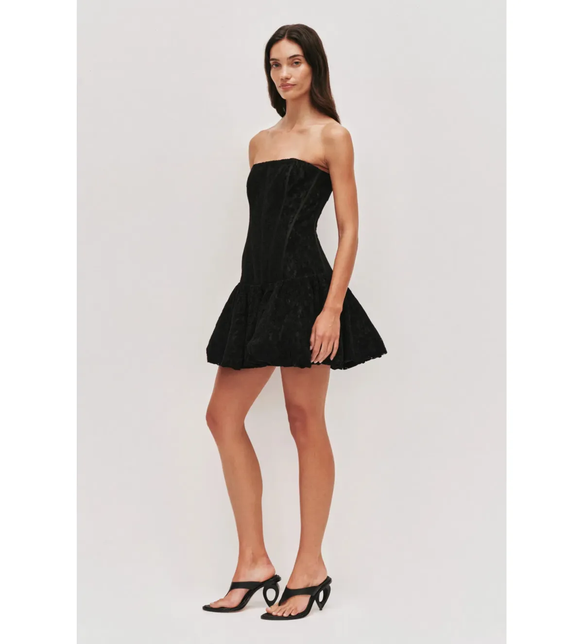 Aje Florence Lace Mini Dress Black Size 10 - Image 3