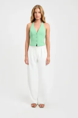 Kookai Ariel Vest Top & Core Mini Skirt Set Foliage Green Size 8 / 10 for rent on The Volte - image 6