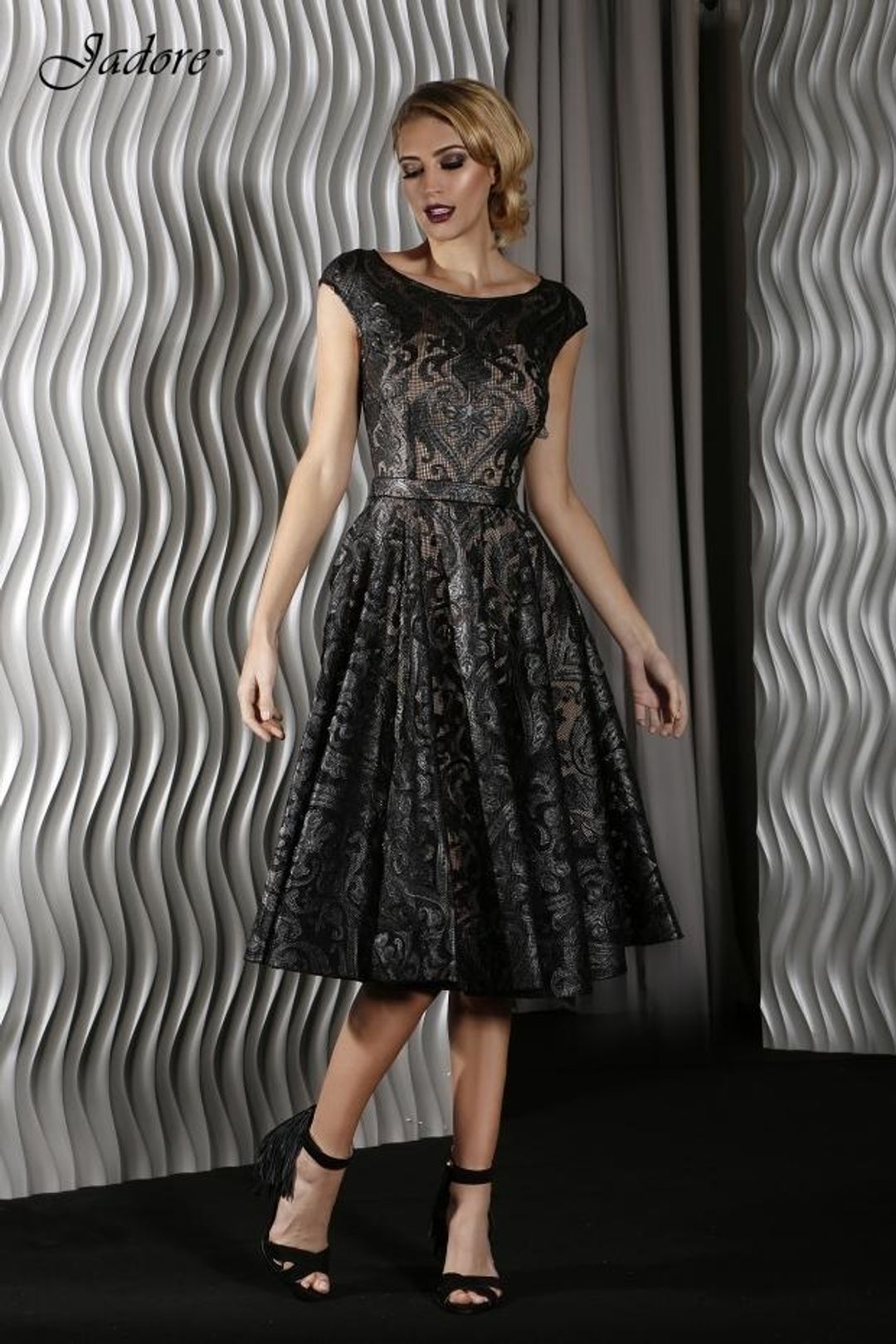 Jadore J9061 Black Nude Size 22 for rent on The Volte - main image