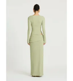 Benni Agnes Maxi Dress Pistachio Size 10 for rent on The Volte - image 2