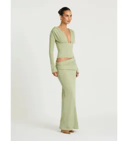 Benni Agnes Maxi Dress Pistachio Size 10 for rent on The Volte - image 3