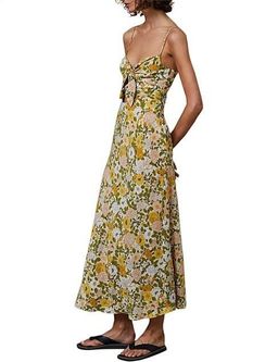 Bec & Bridge Brady Sleeveless Cut Out Midi Dress Floral Size 12 for rent on The Volte - image 2