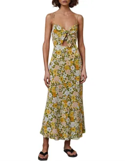 Bec & Bridge Brady Sleeveless Cut Out Midi Dress Floral Size 12 for rent on The Volte - image 1