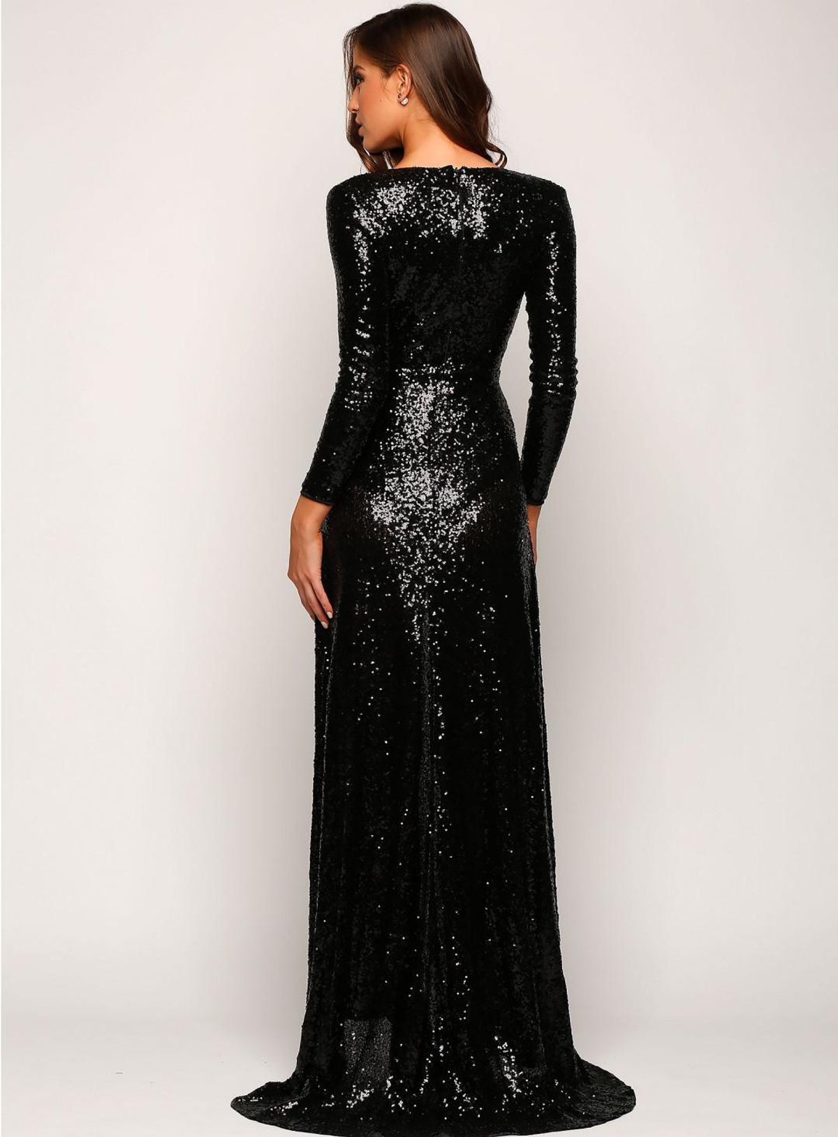 Elle Zeitoune / Fountaine / Black Sequins / Size 10 - Image 3