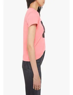 Mother The Boxy Goodie Goodie T-Shirt Size L Strawberry Pink for rent on The Volte - image 2